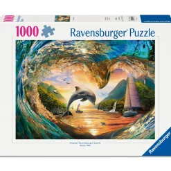 Ravensburger puzzel springende dolfijn 1000 stukjes