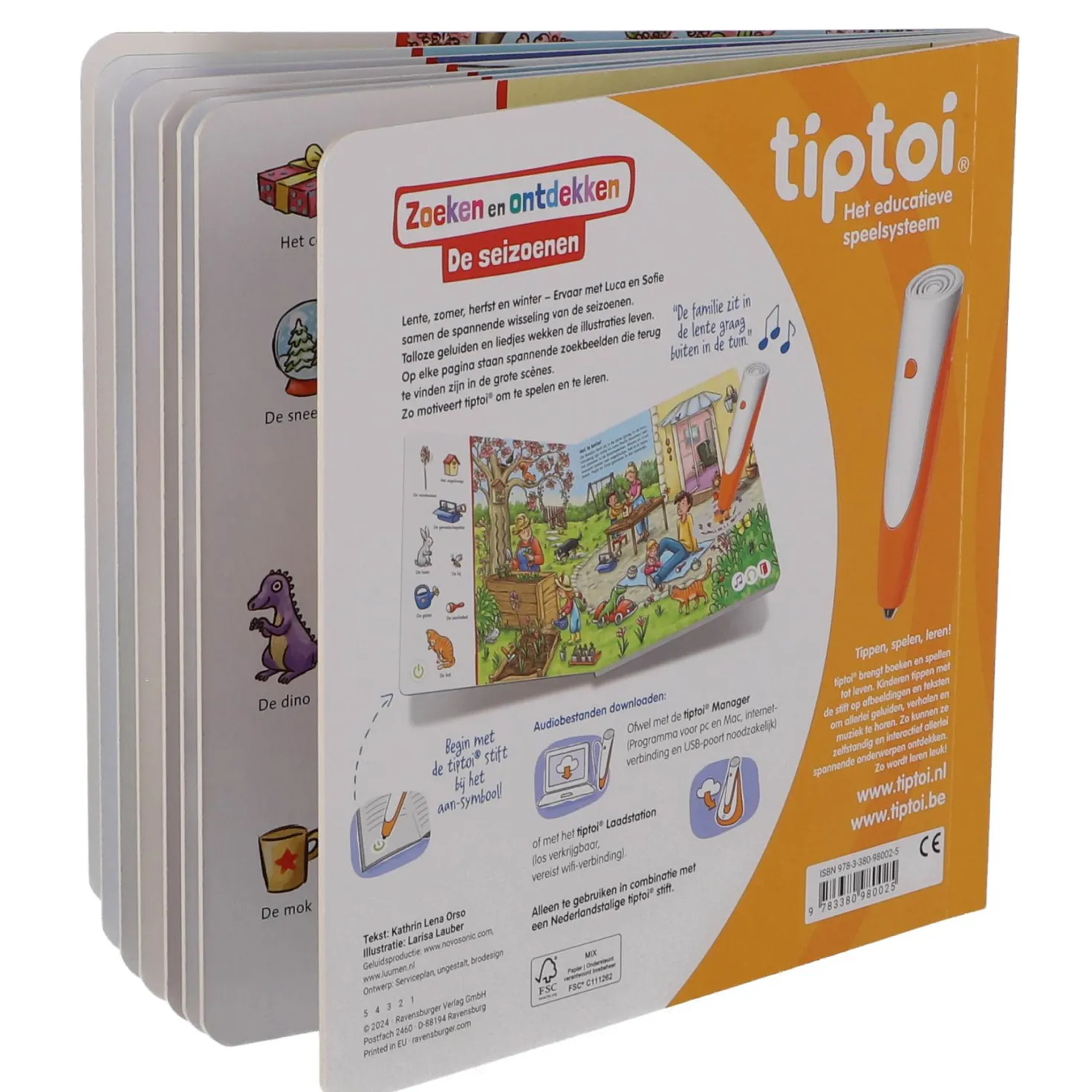 Ravensburger Tiptoi boek zoeken en ontdekken: De seizoenen