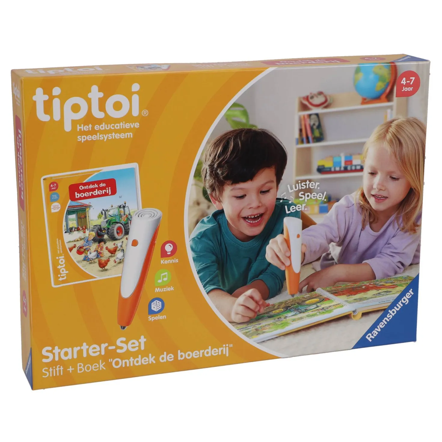 Ravensburger Tiptoi starterset ontdek de boerderij