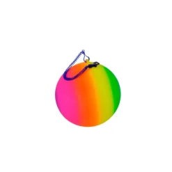 Regenboogbal met koord