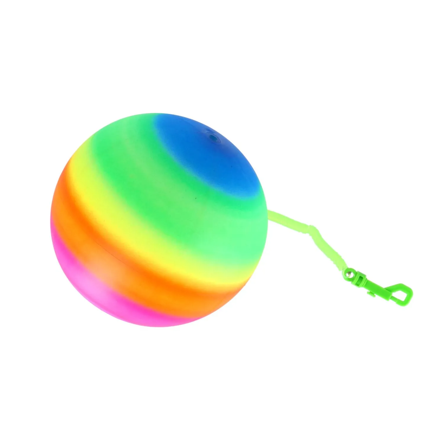 Regenboogbal met koord