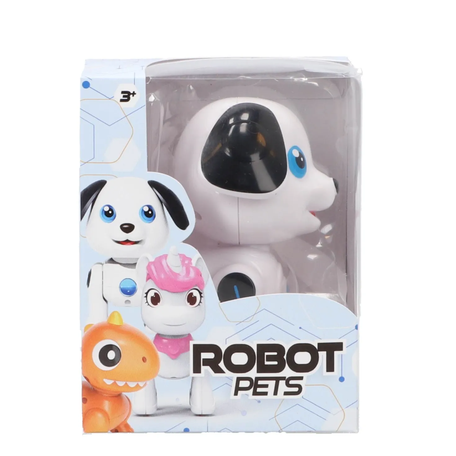 Robot hondje, unicorn, dino assorti