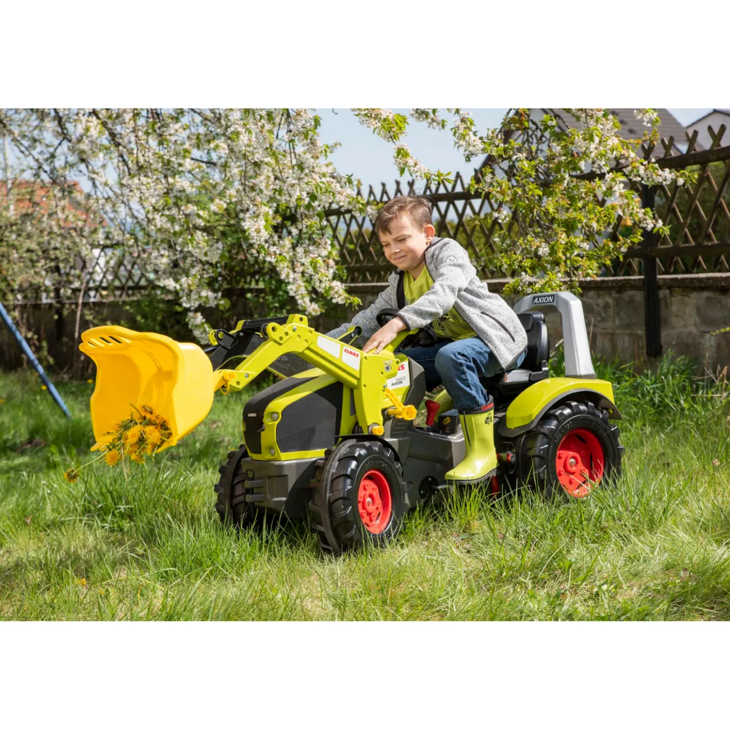 Rolly Toys Tractor Claas Axion 960 Met Koppeling