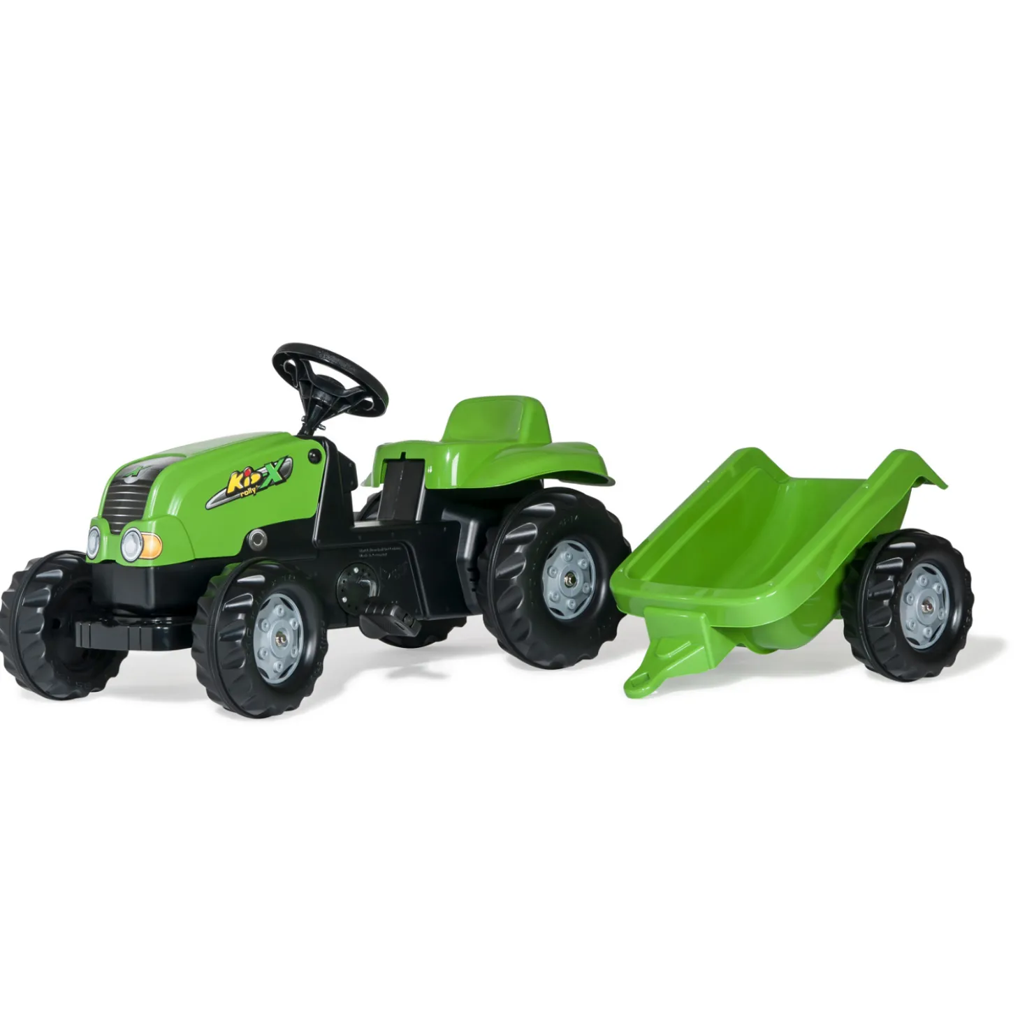 Rolly Toys Traptractor RollyKid-X +Aanhanger Groen