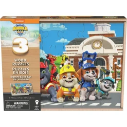 Rubble & Crew Houten Puzzel in Houten Box 3x24 St