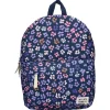 Rugzak Milky Kiss Prestige donkerblauwe bloemen