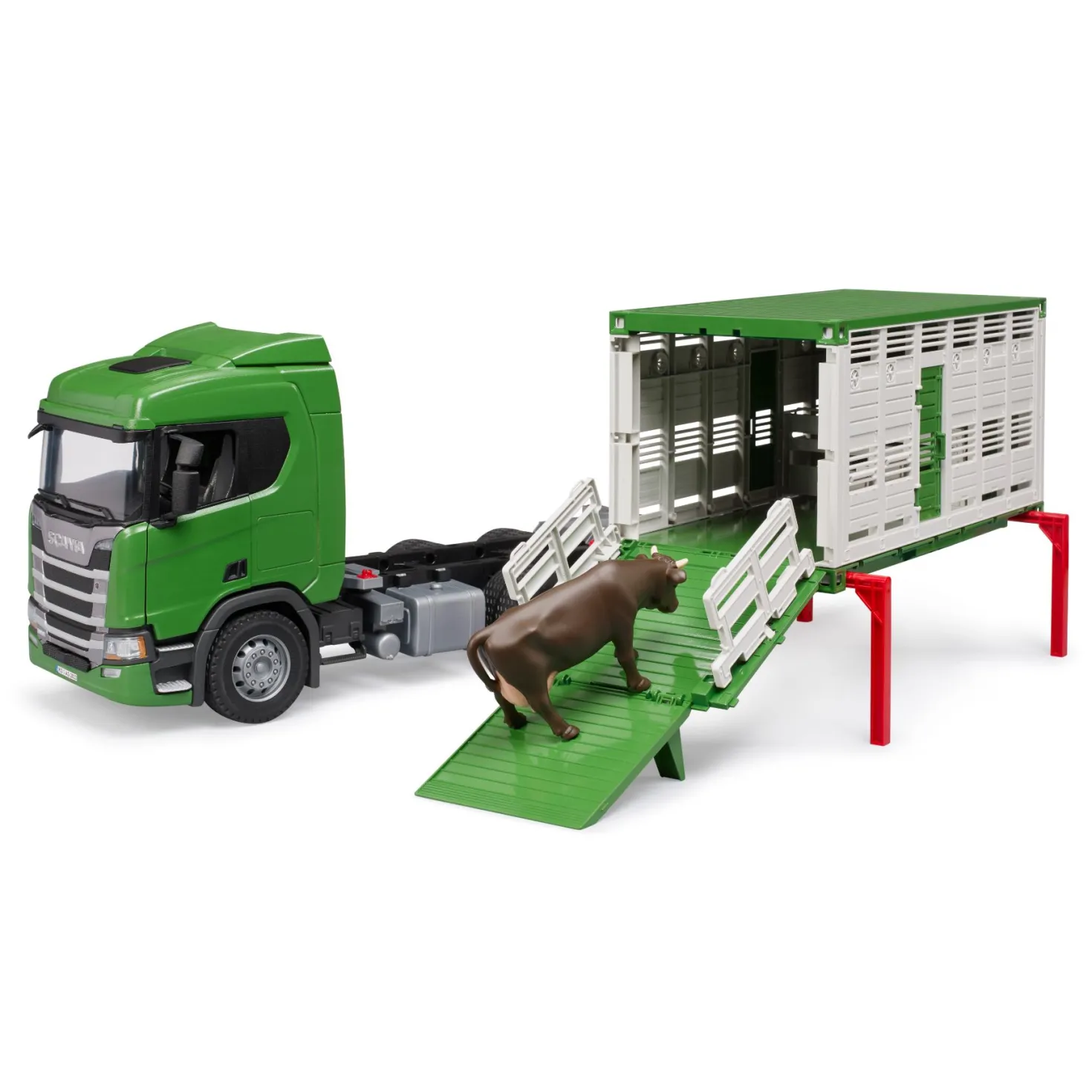 Scania vrachtwagen 560r veetransport met dier