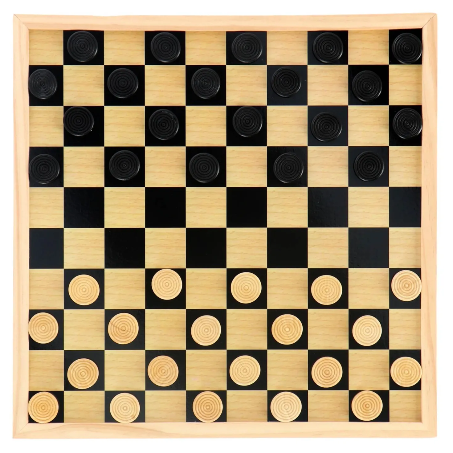 Schaakbord/dambord 40 x 40 cm