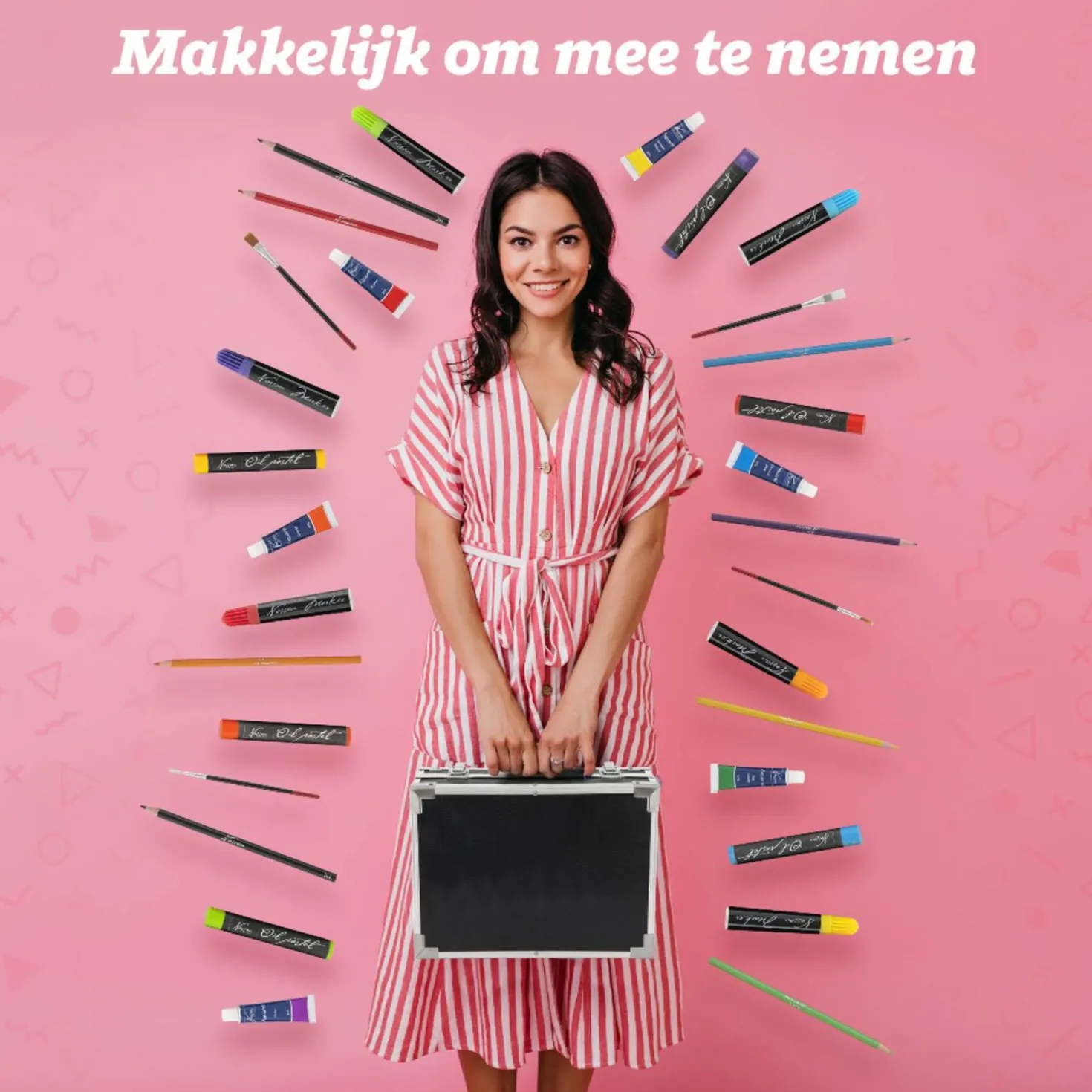 Schilder en Kleur Koffer Luxe 145 Delig