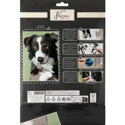Schilderen op nummer hond