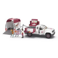 Schleich 42704 Mobile Vet With Trailer