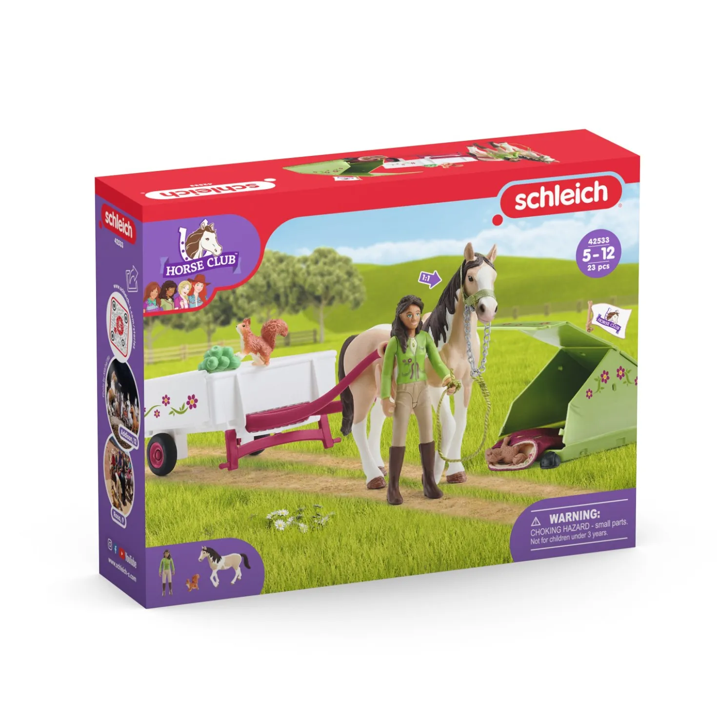 Schleich 42533 Paardenclub Sarah's Kampeeravontuur