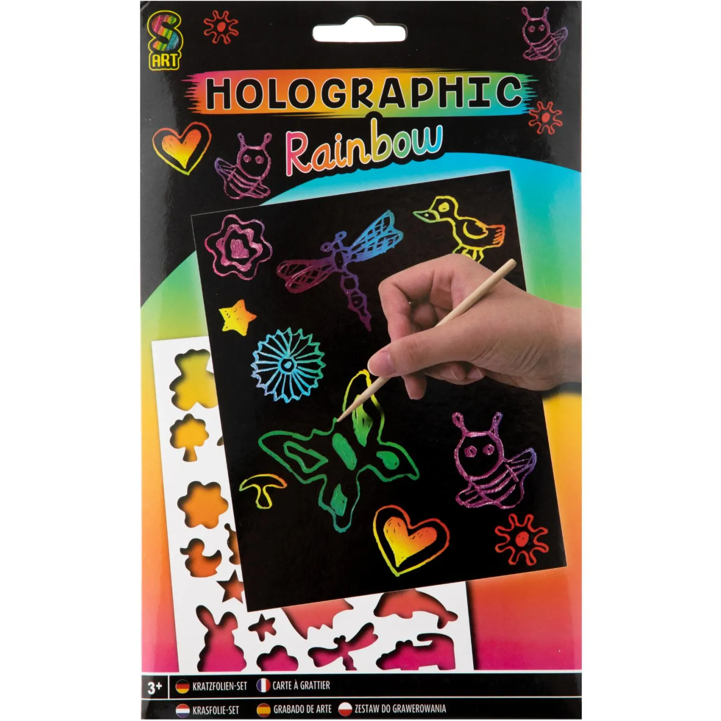 Scratch art A4 assorti