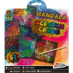 Scratch art met kleuren 7 delig 2 assorti