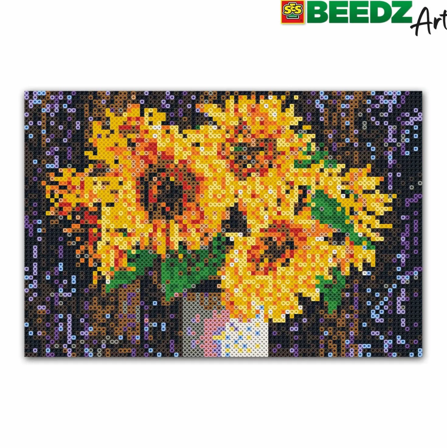 SES BEEDZ ART: Strijkkralen Zonnebloemen