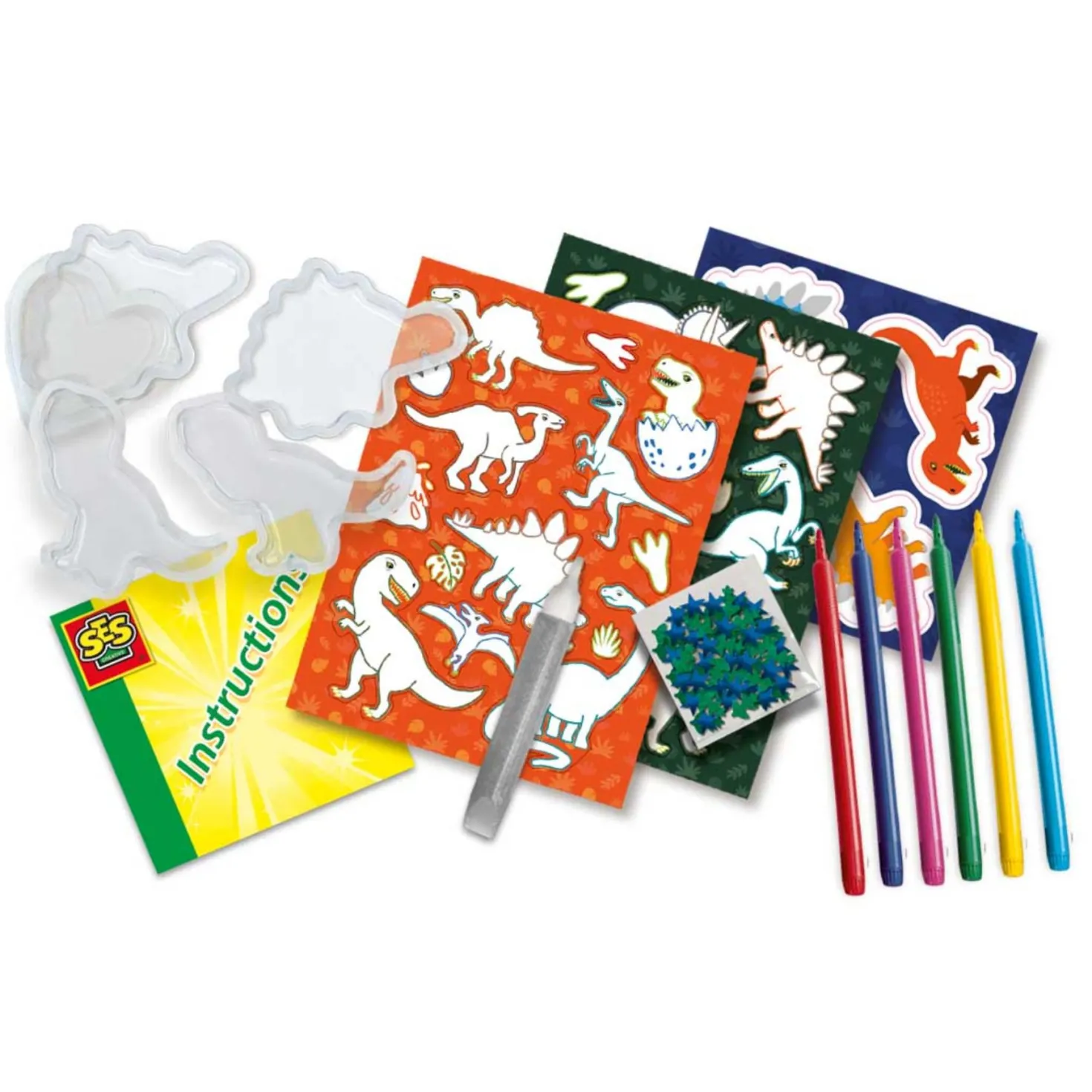 SES Dino Stickers Maken