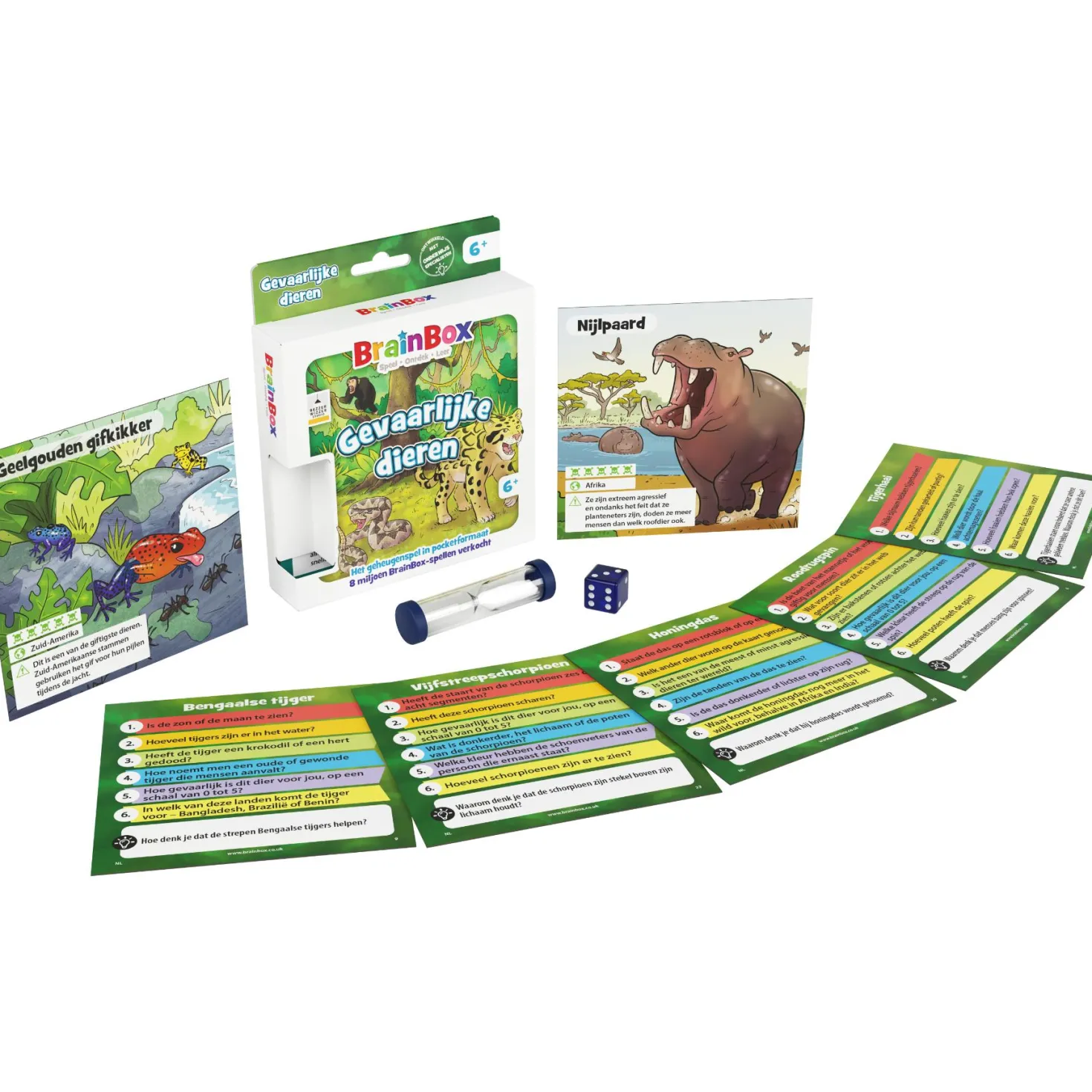 Spel Brainbox Pocket Gevaarlijke dieren
