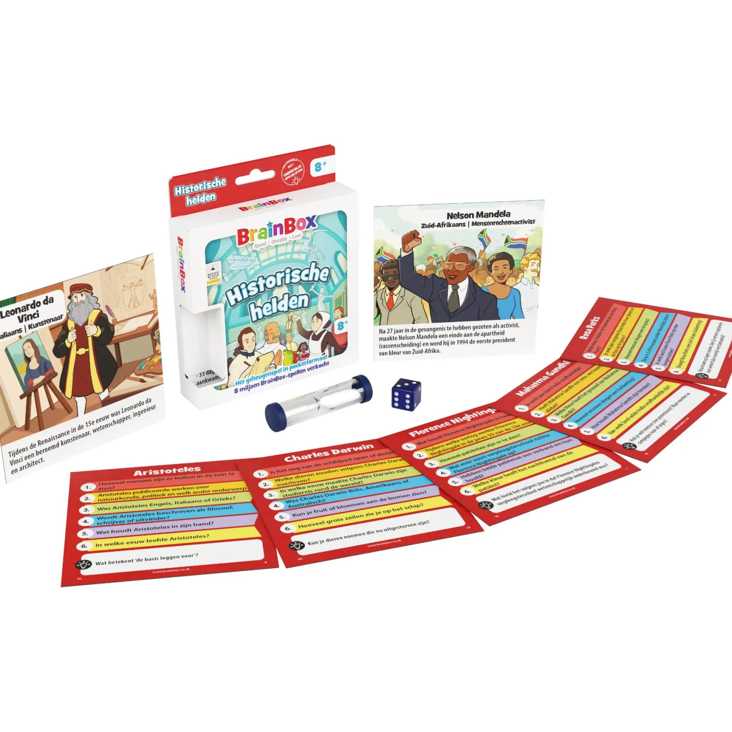 Spel Brainbox Pocket Historische helden