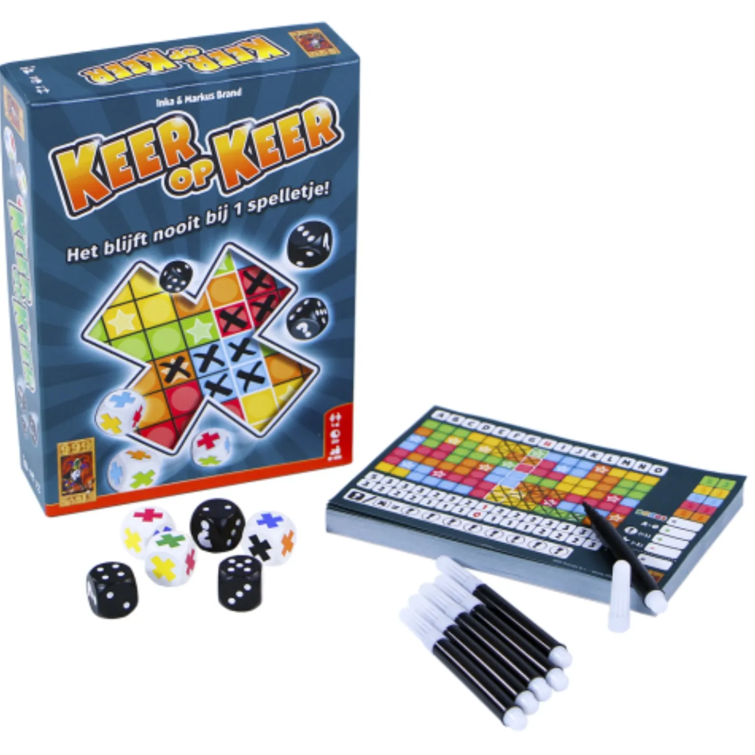 Spel Keer Op Keer Scoreblok 3 Stuks Level 2,3,4