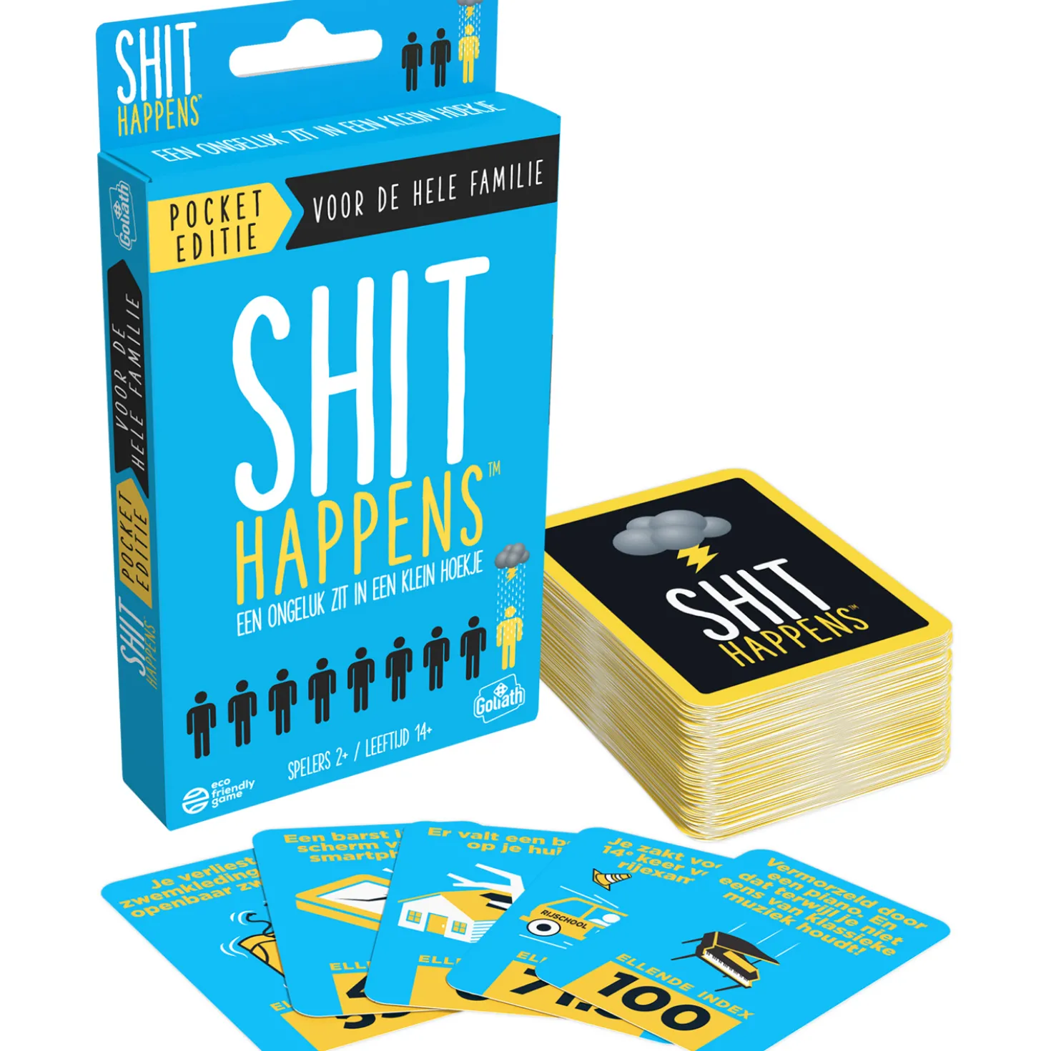 Spel Shit Happens Fam. Ed. 100 Kaarten