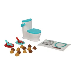 Spel Toss & flush poepschiet spel