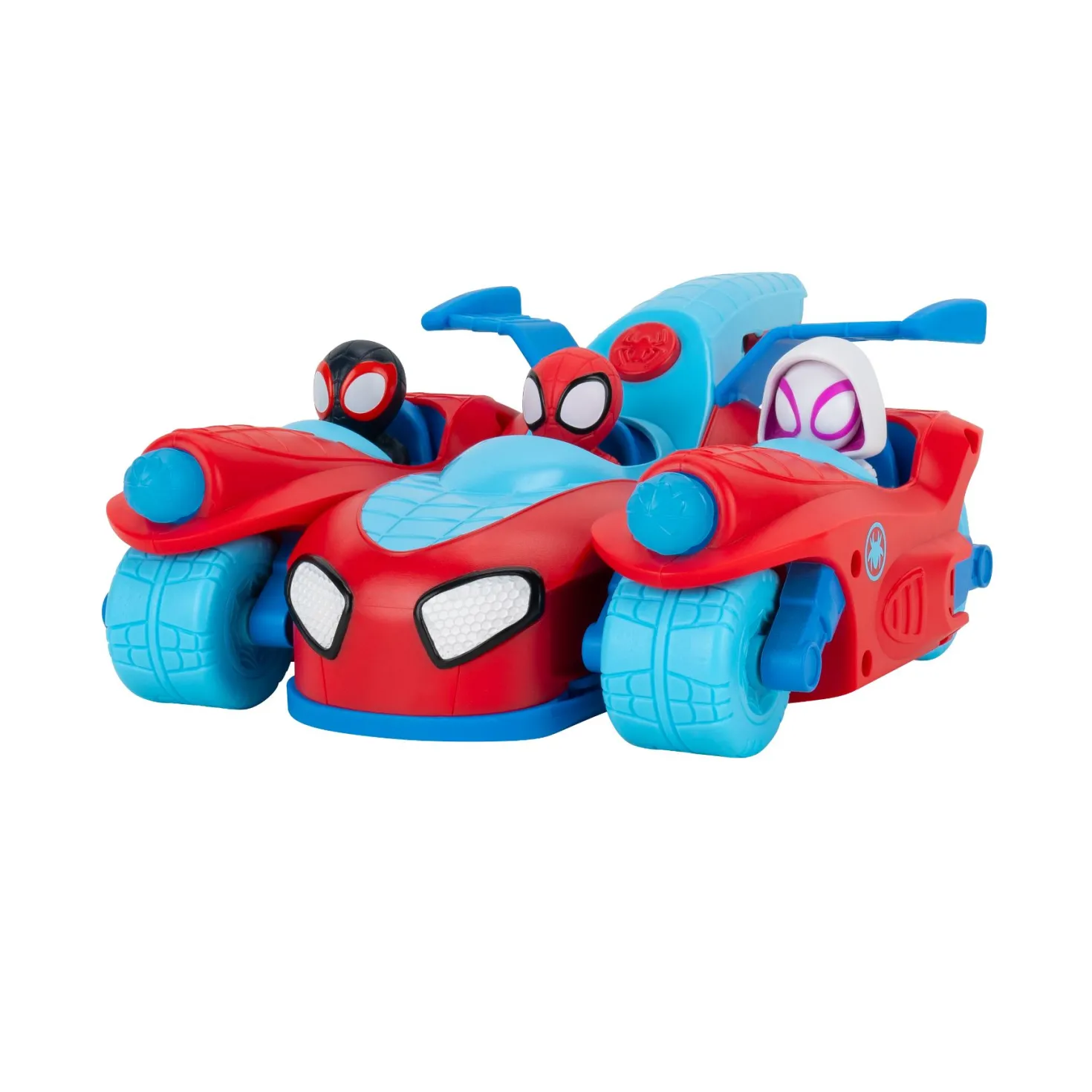 Spidey web team split racer voertuig