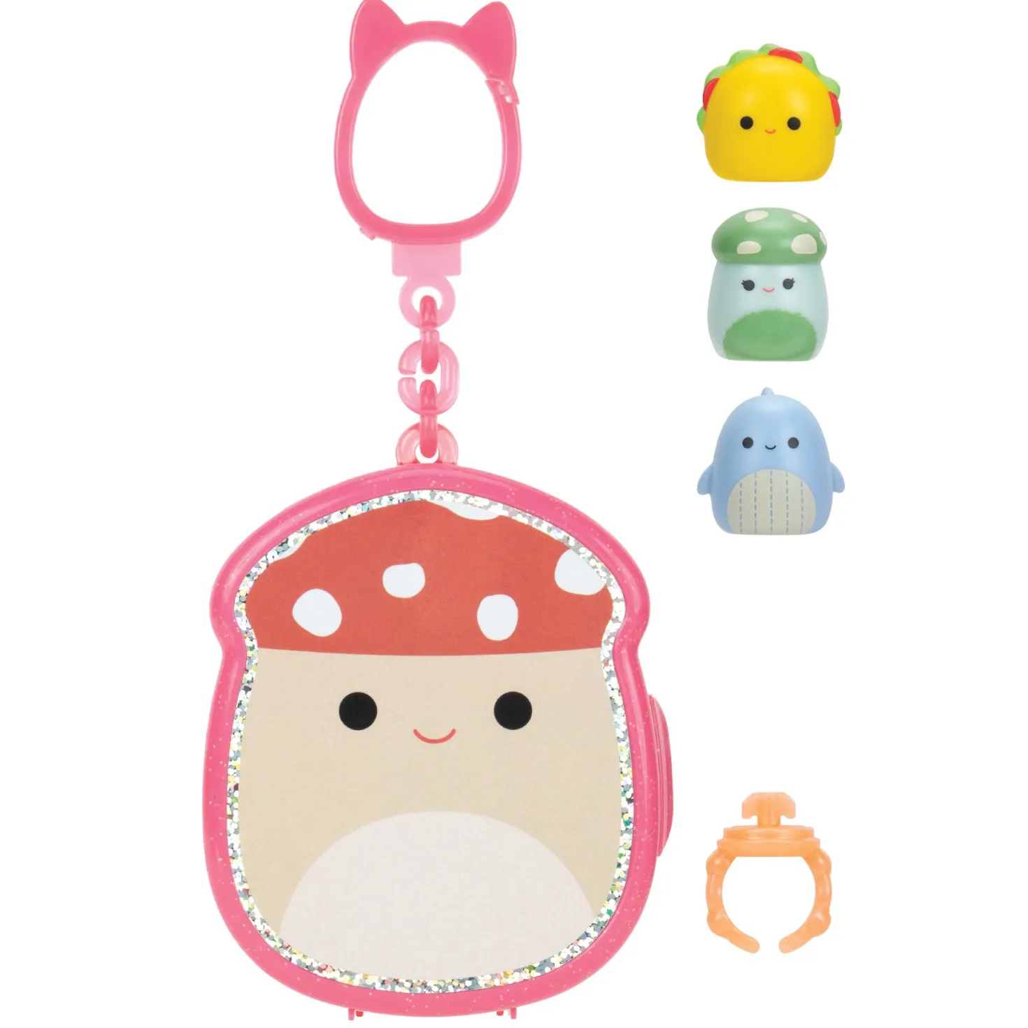 Squishalongs sleutelhanger clips assorti