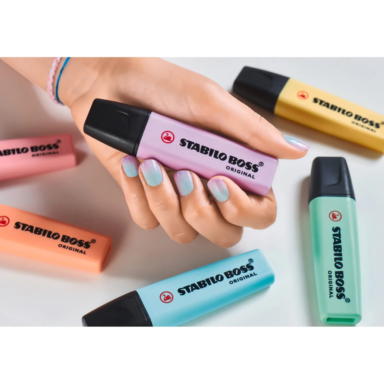 Stabilo Boss original markeerstift pastel 4 stuks