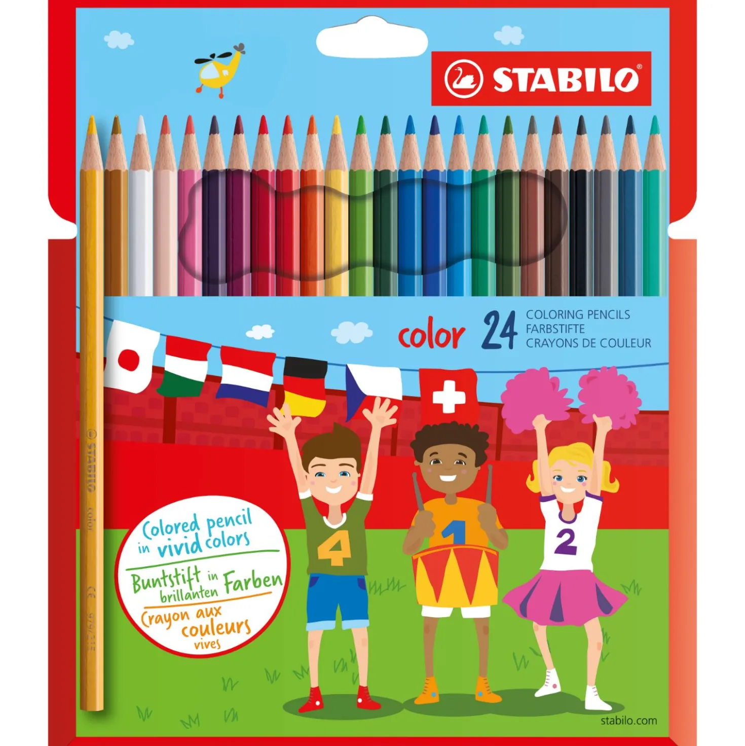 Stabilo Color Potlood 24 Stuks