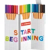 Stabilo point 88 desk set start beginning 18 stuks