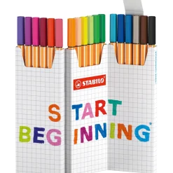 Stabilo point 88 desk set start beginning 18 stuks