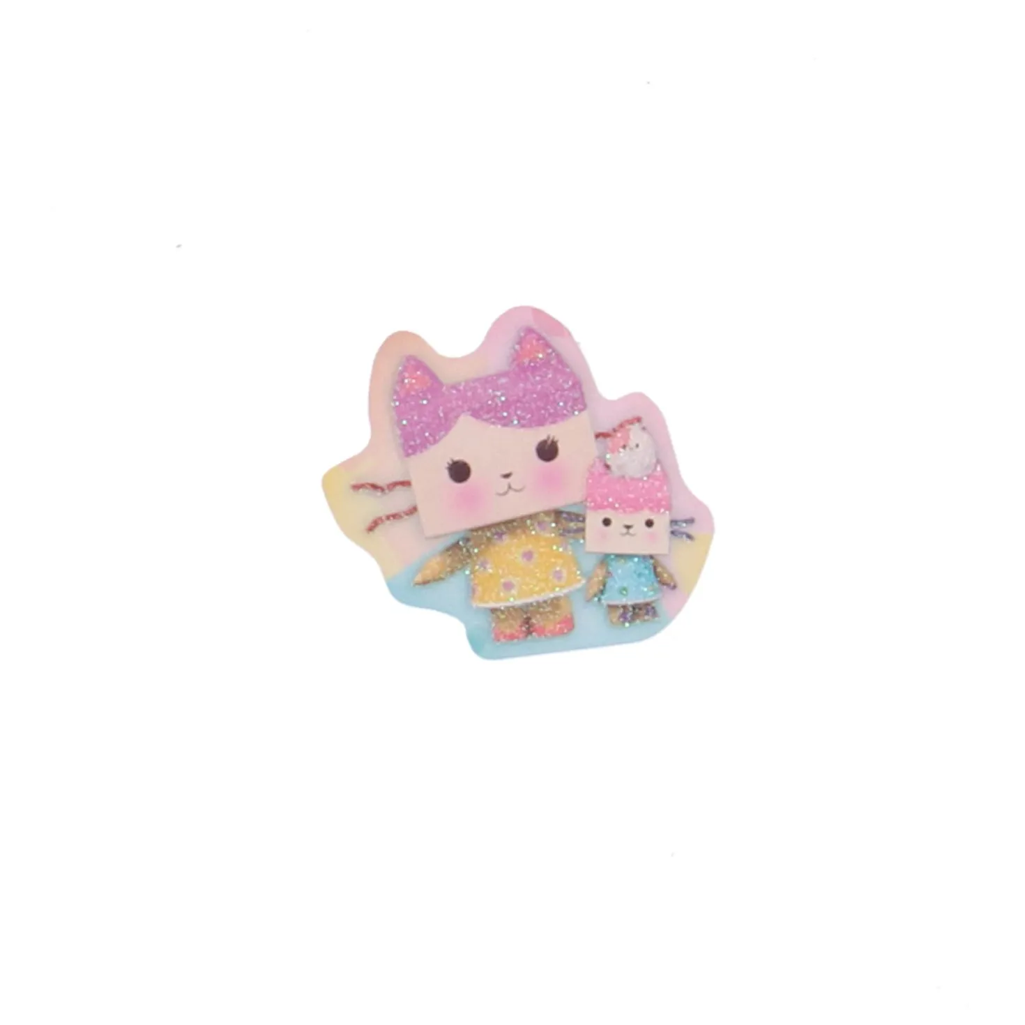Stickers Gabby's Dollhouse glitter