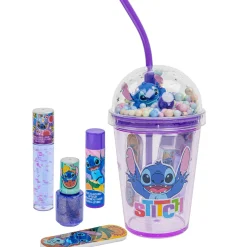 Stitch drinkbeker met make-up set