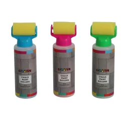 Stoepkrijt rollers 3 stuks Creafun oudoor