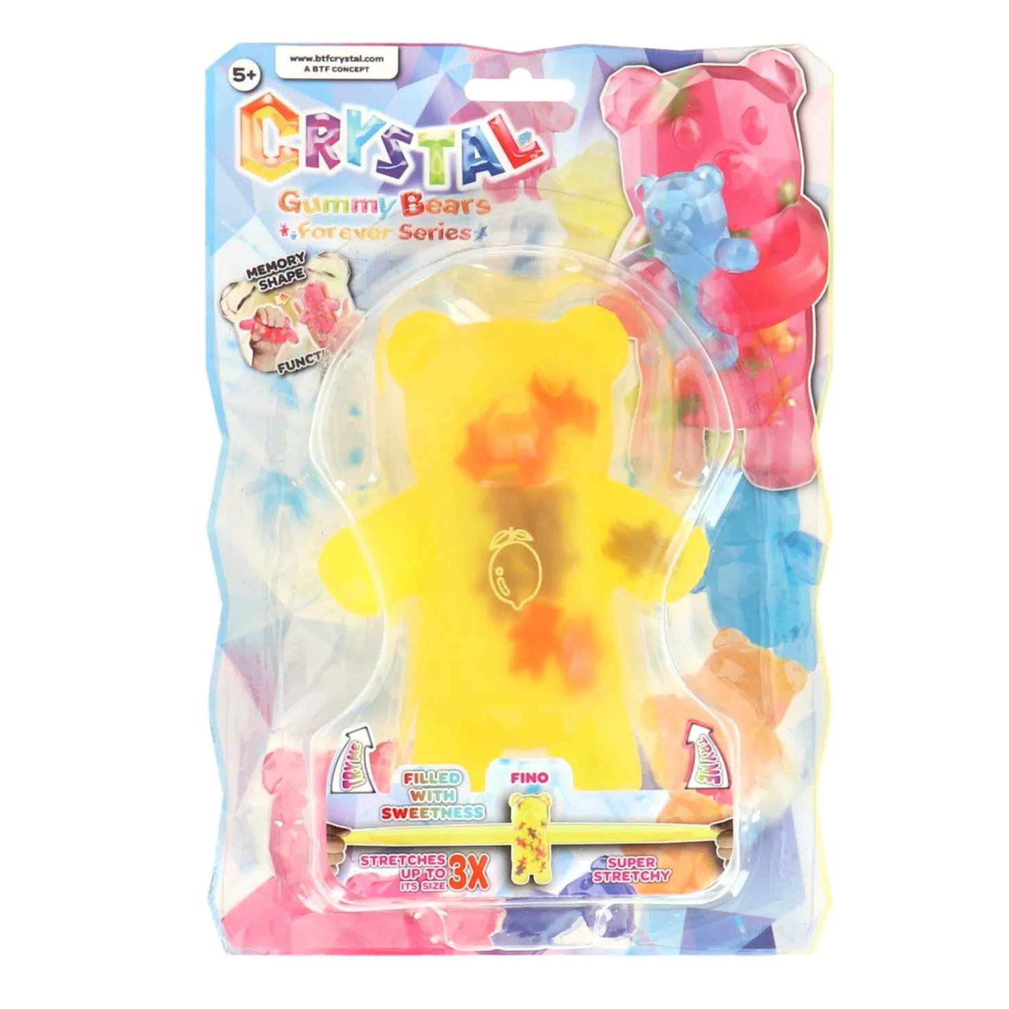 Stretchapalz Crystal Gummy Bear willekeurige kleur