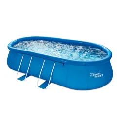 Summer Waves Zwembad Quick Set Oval 610 X 366 X 122 cm + filterpomp