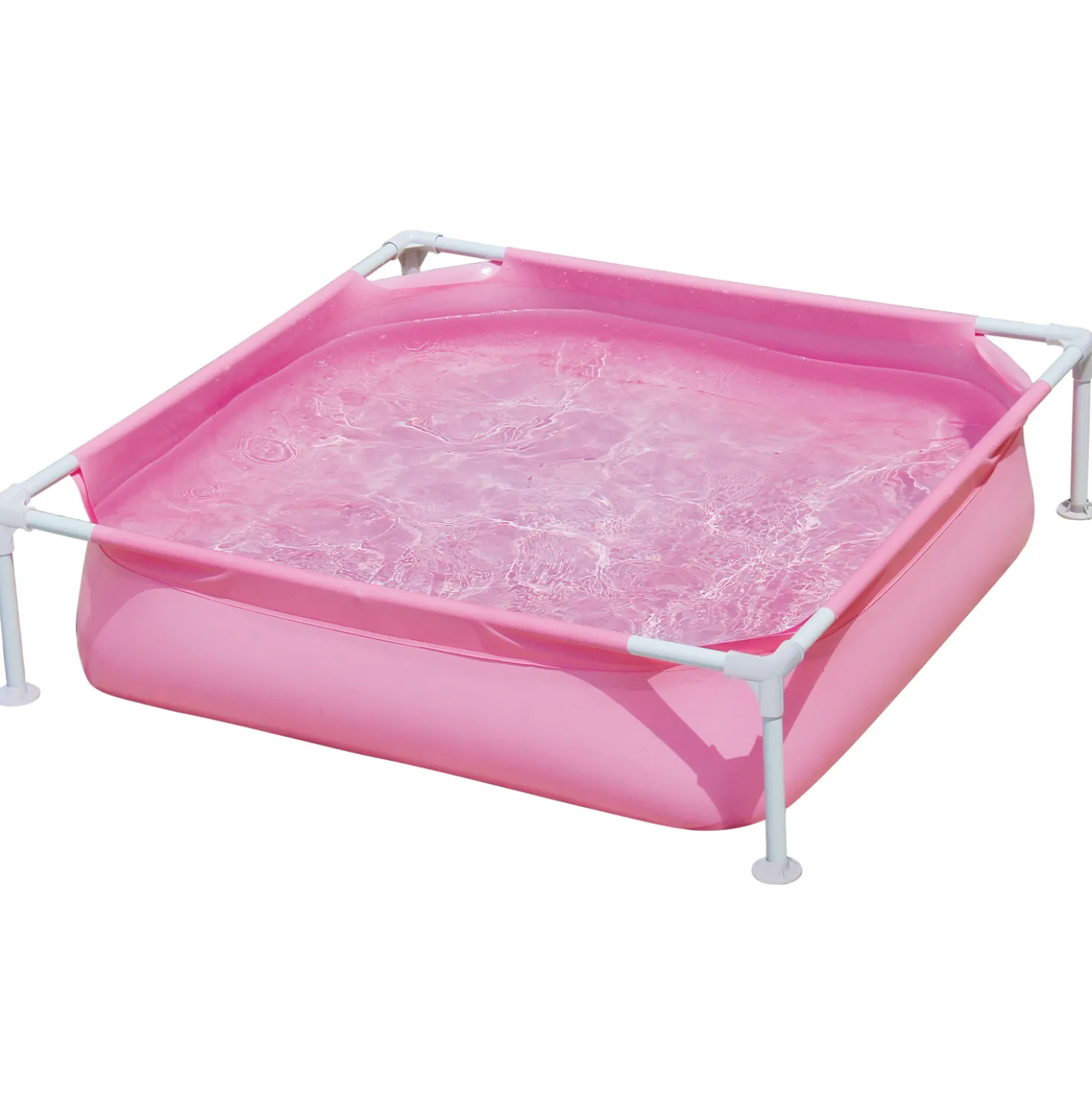 Summer Waves Zwembad Small Frame 122 X 122 X 30 cm Roze