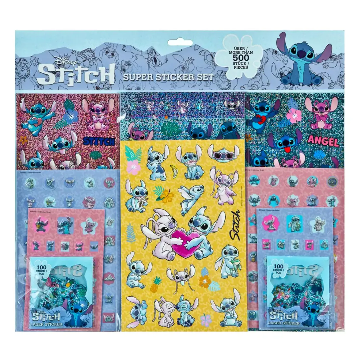 Super Sticker Set Lilo En Stitch
