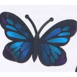 Tattoos vlinders metallic