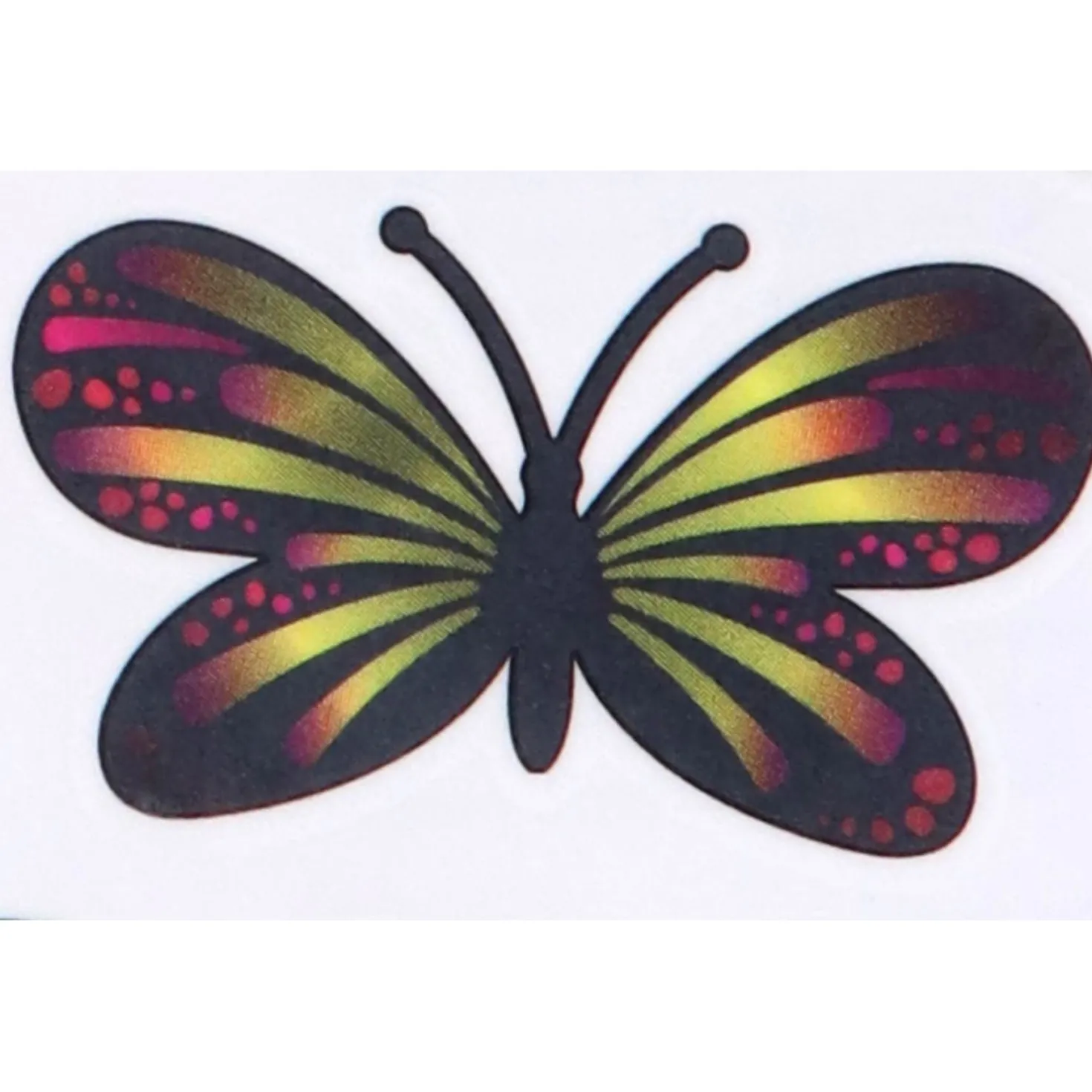 Tattoos vlinders metallic