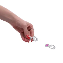 Tiara met oorbellen assorti