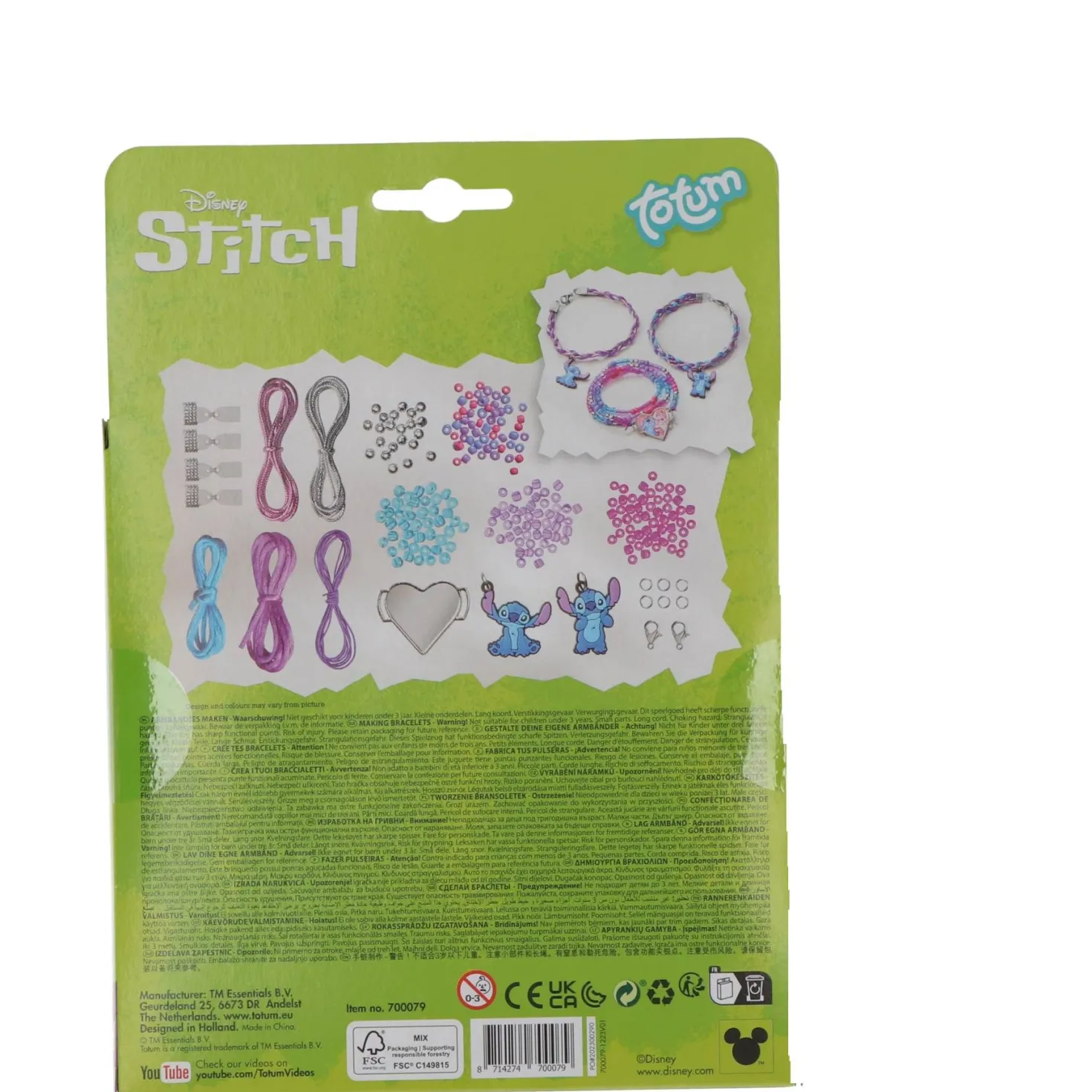 Totum Stitch bedelarmbanden maken