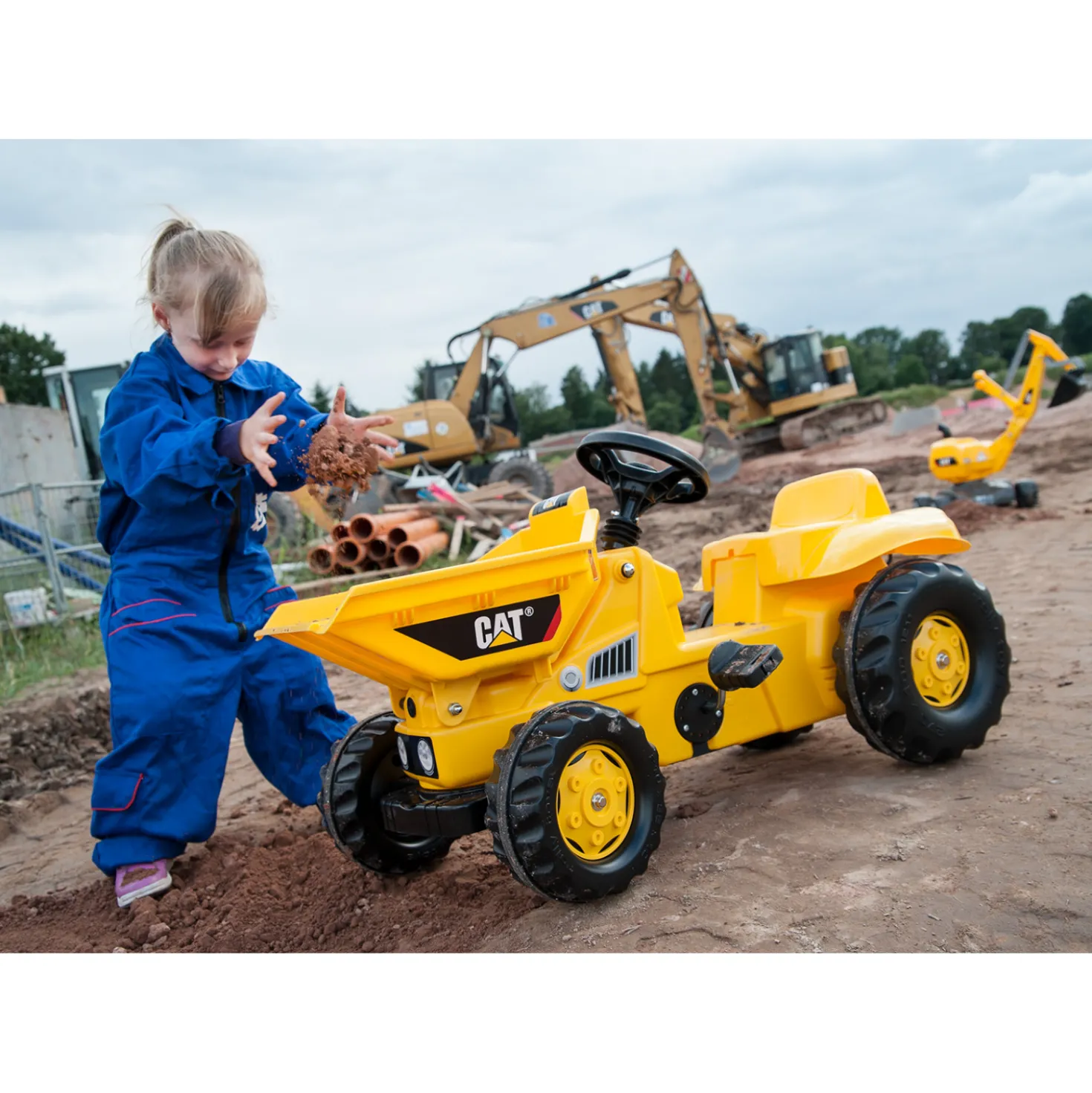 Traptractor Rolly Toys CAT DumperKid