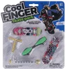 Vingerskateboard met step assorti
