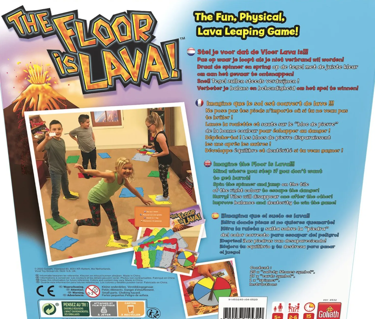 Vloer Is Lava - Kinderspel
