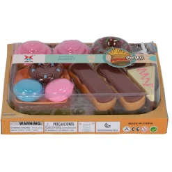 Voedselset donut en macaron