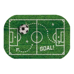 Voetbal Papieren Placemat 2 Stuks 30x20 Cm