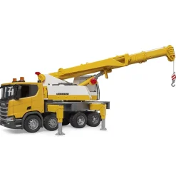 Vrachtwagen Scania 560R Liebherr kraan met truck