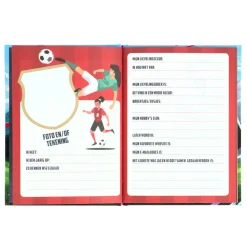 Vriendenboek voetbal meisjes