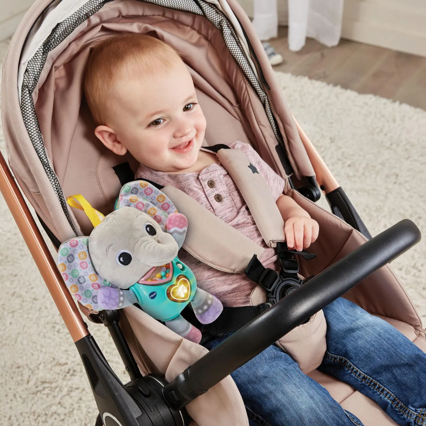 Vtech Baby Knuffel & Speel Olifantje Grijs